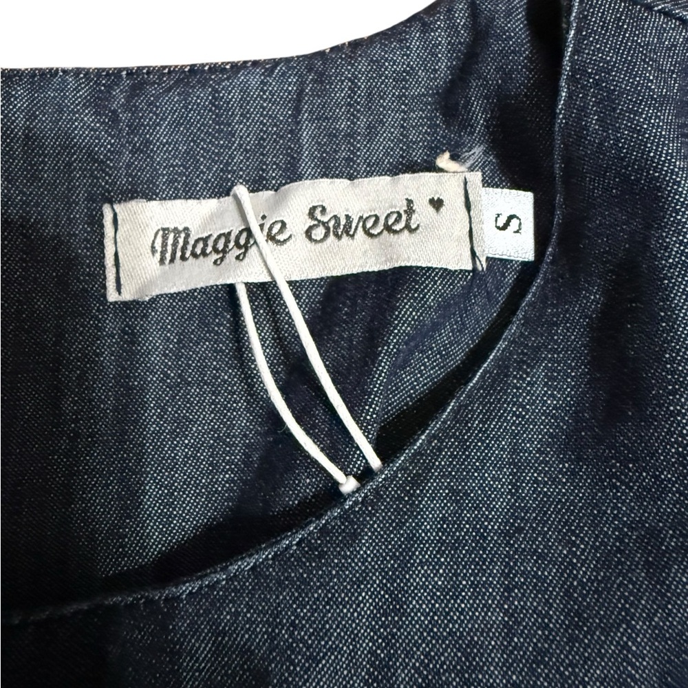 Maggie Sweet Lina Dress NEW Sz Small Cottagecore Vintage-Inspired Soft Girl Era - Picture 3 of 12